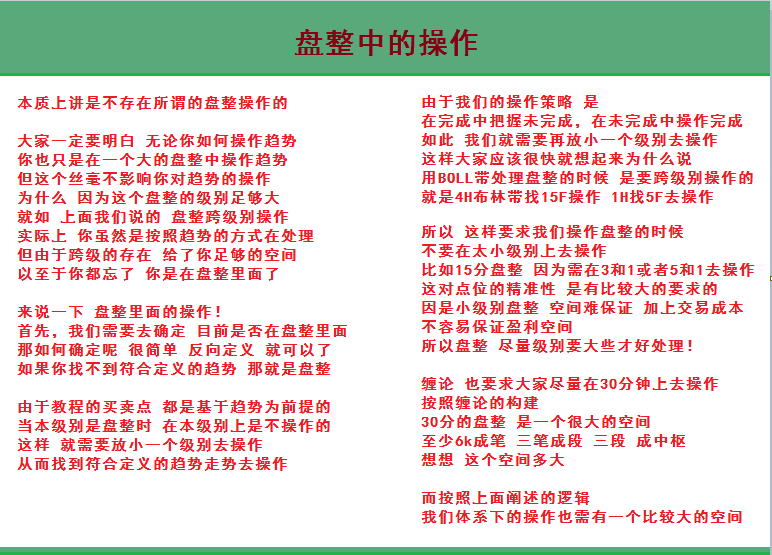 盘整中的处理方式--学生整理笔记 难论原理 第1张