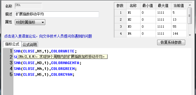 难论SMA均线释义 难论原理 第2张